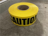 Yellow/Black Caution Tape Barricade Roll x 8 Rolls