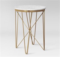 Marble Top Round Table Gold - Threshold