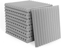 12 PACK ACOUSTIC SOUND ABSORBING FOAM PANELS