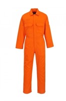 Orange Med. Flame-Resistant Welding Coveralls