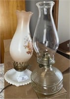 Electrified Lamp and Oil Lamp
