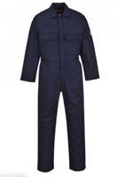 Navy 2XL Flame-Resistant Welding Coveralls