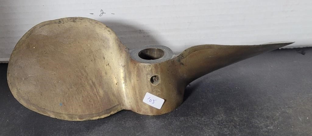 BRASS BOAT PROPELLER