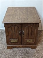 Vintage Side Table w/ Storage