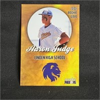 Aaron Judge ROOKIE Phenoms card Linden High School