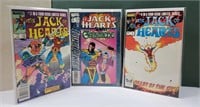 Lot of 3 Jack of Hearts Marvel Comics