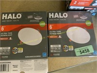 2pks 6" Halo lights