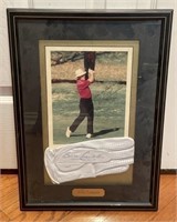 Bruce Crampton Framed Autographed Glove & Photo!