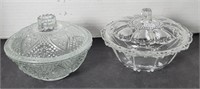 ELEGANT GLASS VICTORIAN BUTTER DISHES