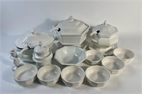 Assorted White Soup Bowls Ceramicware