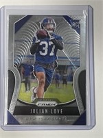 2019 Panini Prizm Silver Prizm #320 Julian Love RC