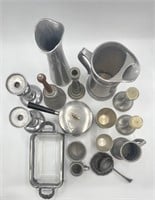 Assorted Pewter Items