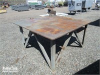 5'x5' Welding Table with Vise