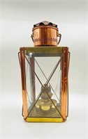 Antique Victorian Copper Storm Lantern
