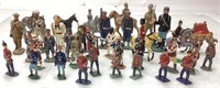 (35) ASSORTED BARCLAY MANOIL VTG. LEAD TOY