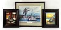 Three Boat Themed Oil Painting or Prints