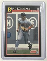 1991 Score #259 Brad Komminsk!
