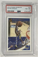 2018 Panini Donruss #22 Kevin Durant PSA 8!