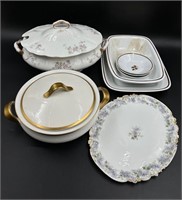 Antique and Vintage Porcelain Serving Dishware