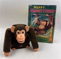 1960s Happy Naughty Chimp Toy and Box