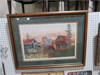 FRAMED THE GOLDEN HARVEST ARTIST SIGNED