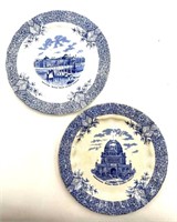 Two Wedgwood Worlds Columbia's Exposition Plates