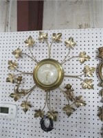 MC UNITED BRASS ELECTRIC WALL CLOCK