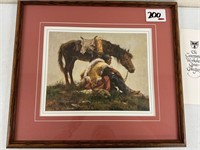 Howard Terpning Double Signed Print