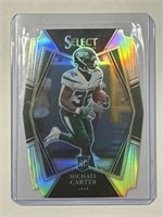 2021 Panini Select #171 Michael Carter PL Die-Cut!