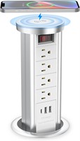 BTU Pop Up Outlet for Countertop, Receptacle Power