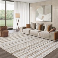 Area Rugs 8x10 Living Room Rug, Machine Washable R