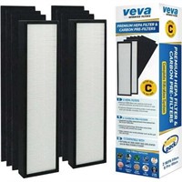 Veva 2 HEPA Air Filters & 6 Carbon Pre-Filters Rep