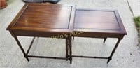 Asain Style Bamboo Nesting vintage tables 2