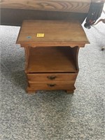 Side Table with shelf and Drawer