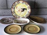 Variety of Collectible Trays and Plates