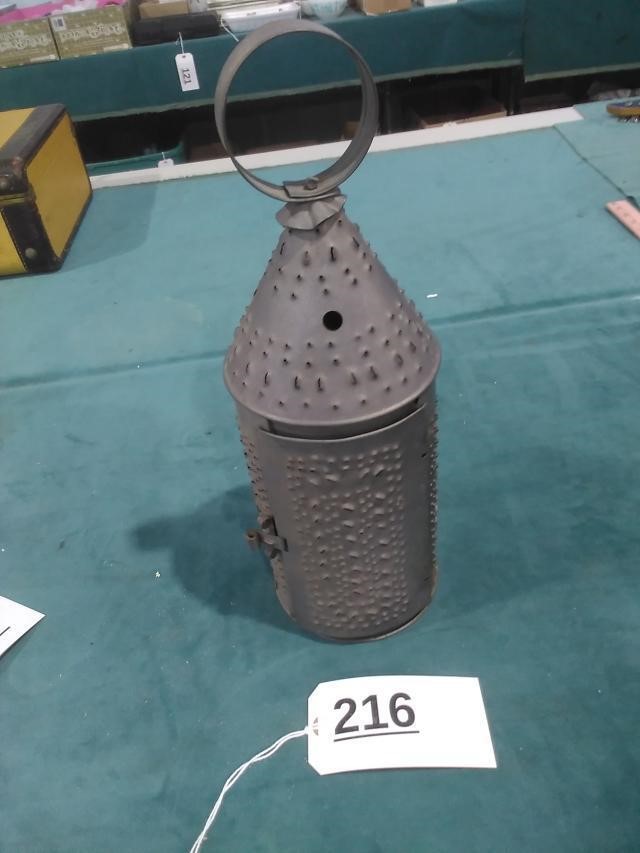 Pierced Tin Lantern