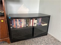 VCR/DVD/Game Storage Cabinet with Glass doors