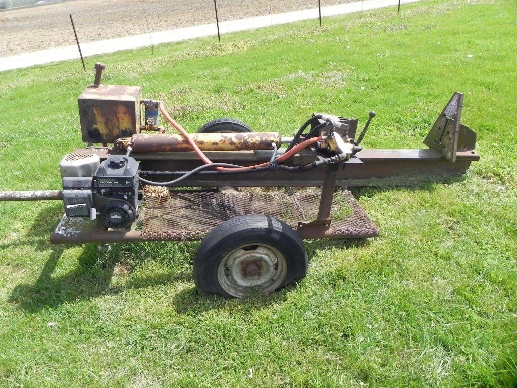 Homemade Log Splitter w/5.5 HP OHV Briggs &