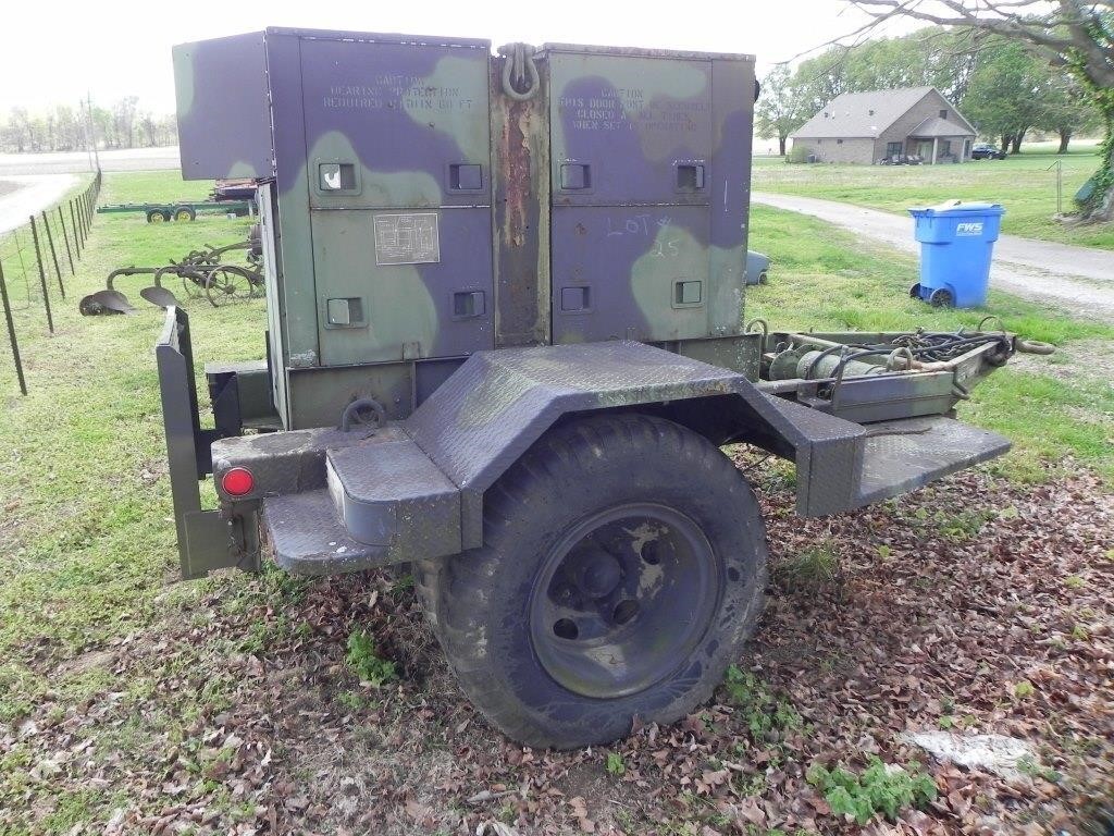 Military Generator on Heavy Duty Dually Pintle