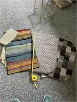 Lot of Small Floor Rugs with Rug Mats