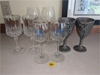 Wine Glass Pairs Lot