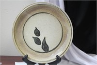 A Decorative Pottery Plate