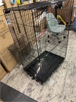 Used extra large 2 tier animal cage with wheels.