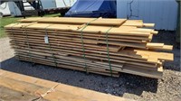 Bundle of 1" Rough Saw Oak Lumber 42"x10' x39"t