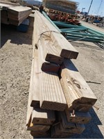 14- Pieces of Used 2x4x20' Lumber