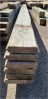 6- Tongue & Groove 2x8x (16'-18') Boards