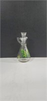 Vintage Hazel Atlas Clear Glass Oil Cruet with