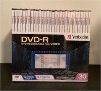 NEW Verbatim blank recordable DVD-R
