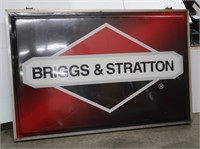 Briggs & Stratton Double Sided Lit Sign (works)