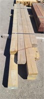 8- New 3.5"x5.5"x10'-12' Lumber